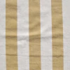 Tela de tusor liviano con rayas verticales beige y blanco