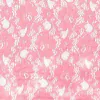 Tela Encaje liviano de color rosa con diseño floral