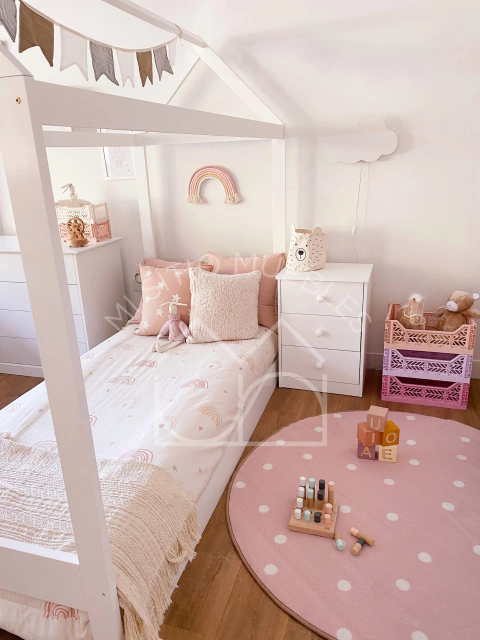 Cama Casita Mar Montessori Blanca