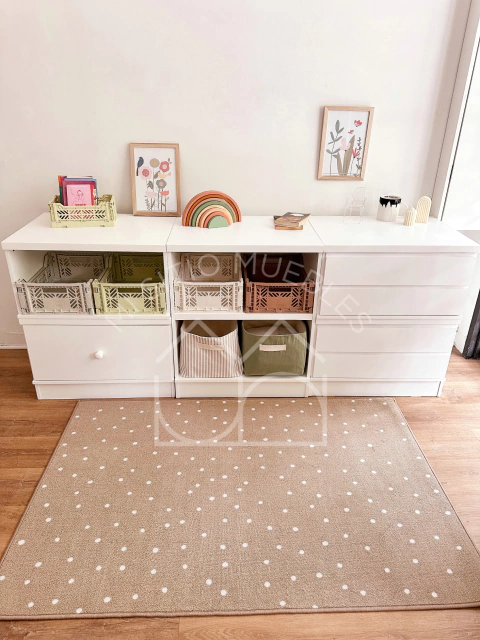 4 Medios Módulos Mar + Módulo Estante