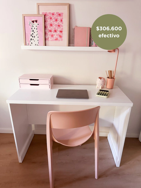 Combo Escritorio Mar Recto con Estante