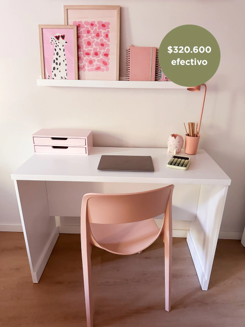 Combo Escritorio Mar Recto con Estante