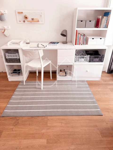 Escritorio Mar c/ Cajonera + Módulo Columna Prof c/ zócalo + Modulo Estante + 1/2 Módulo Estante Prof + 1/2 Modulo Cajón c/ zócalo