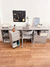 Escritorio Mar + Cajonera con Ruedas + Mod Columna Prof c/ zócalo + 1/2 Modulo Estante prof + 1/2 Modulo Cajon c/ zócalo - Mi Sitio Muebles 