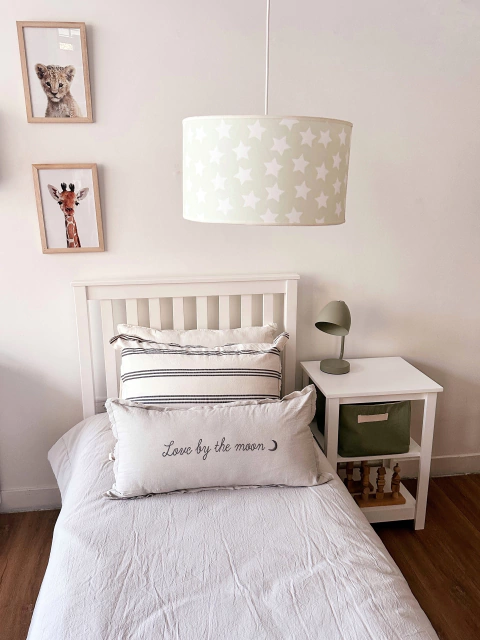 Lámpara Tambor Estrellas