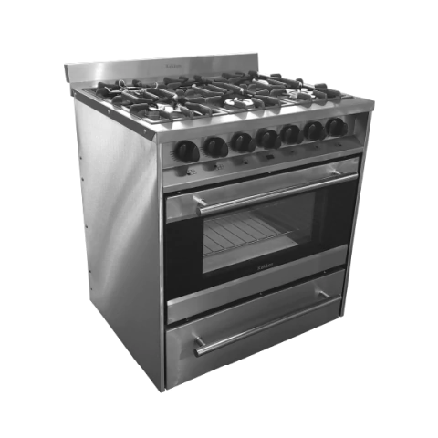 Cocina Kokken 6 hornallas 76cm Visor Termostato