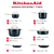 BATERÍA DE COCINA KITCHENAID 10 PIEZAS NEGRO MATE - tienda online