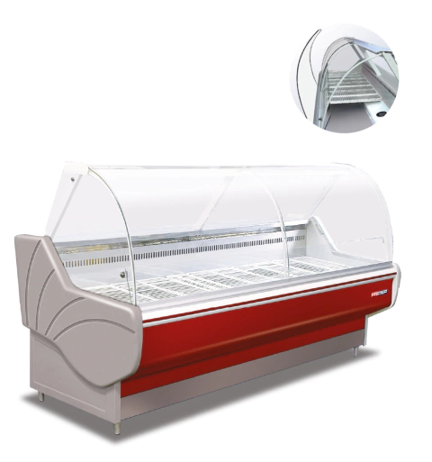 Batea Frider Luxe 2,40 mts Vidrio Curvo