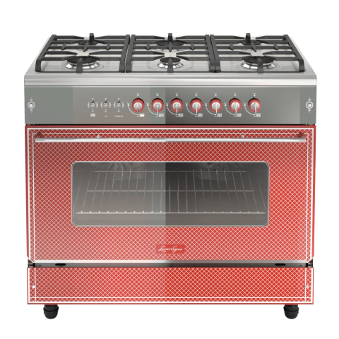 Cocina Luxor Gas Garden Rouge 900