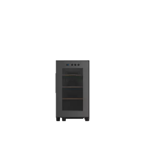 Cava de vinos Vondom para 8 botellas con estantes de madera