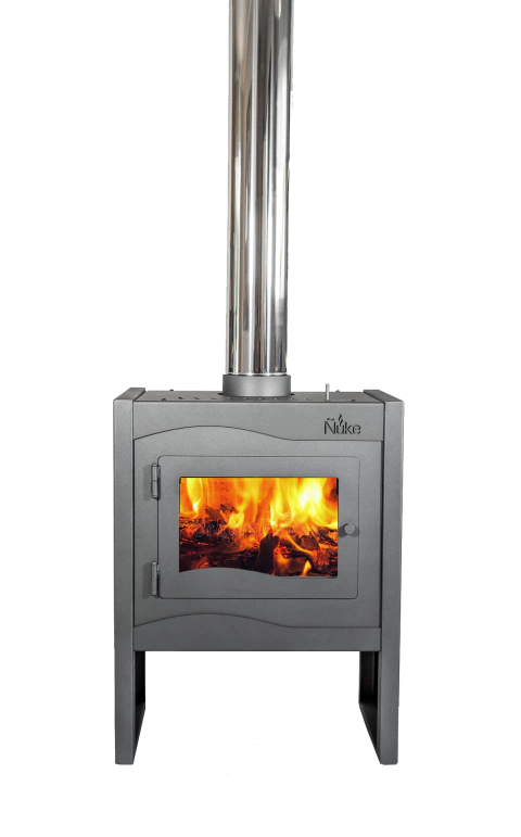 Calefactor Ñuke Wichi 60 (cobre, negro y plata)