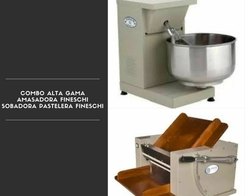 Combo Amasadora y Sobadora Fineschi alta gama - comprar online