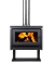 Calefactor a leña Bosca Gold Wide Charcoal