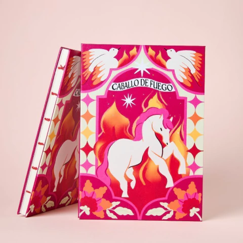 Cuaderno cosido 14x20 - Caballo de fuego