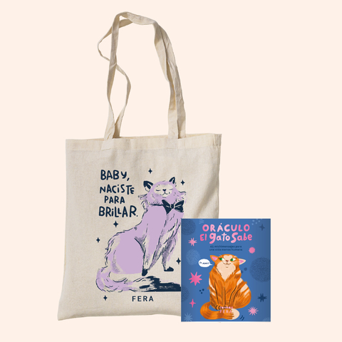 Combo Oráculo El gato sabe y Totebag CatLady - buy online