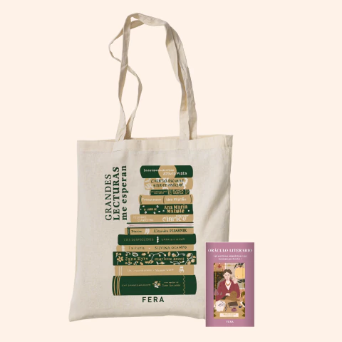 Combo Oráculo literario y Totebag Libros - comprar online