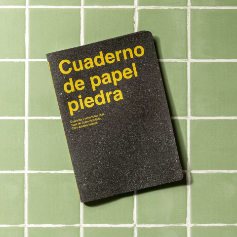 Cuaderno de papel piedra Amarillo - comprar online