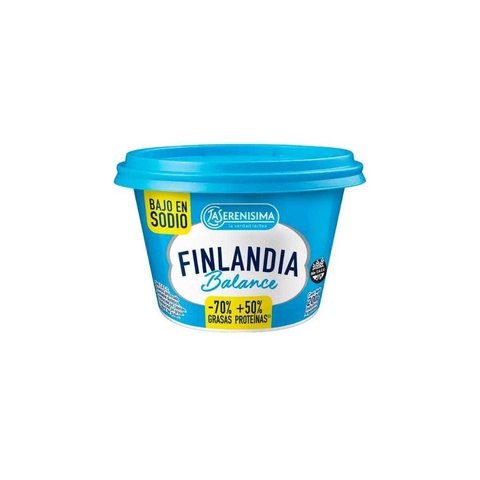 Queso Untable Bajo En Sodio - 180 Gr - Finlandia La Serenisima