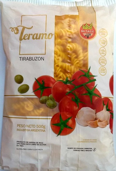 Fideos Tirabuzon 500Gr Teramo