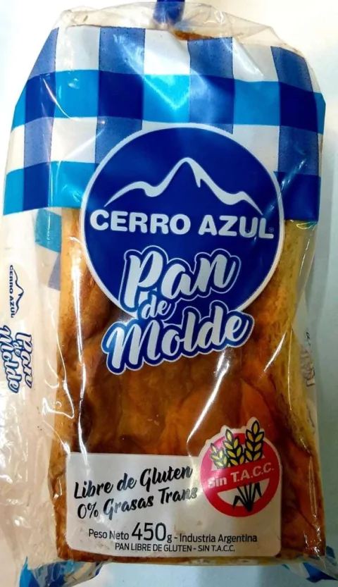 Pan De Molde 450Gr Cerro Azul