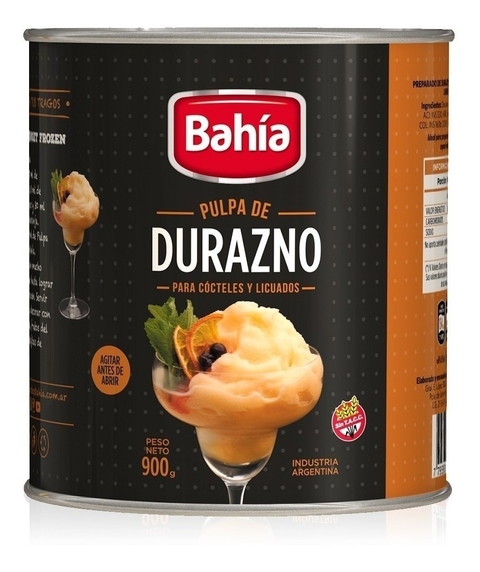 Pulpa De Durazno - 900 Gr - Bahia
