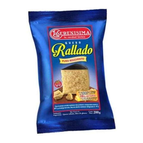 Queso Rallado Reggianito - 175 Gr - La Serenisima