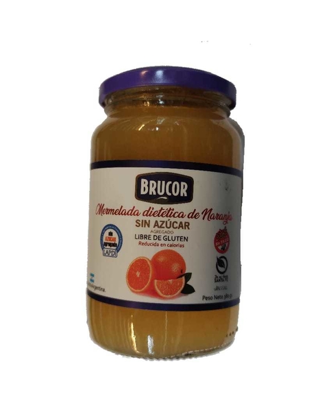 Mermelada De Naranja Sin Azucar - 380 Gr - Brucor