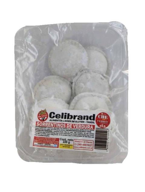 Sorrentinos De Verdura - 220 Gr - Celibrand