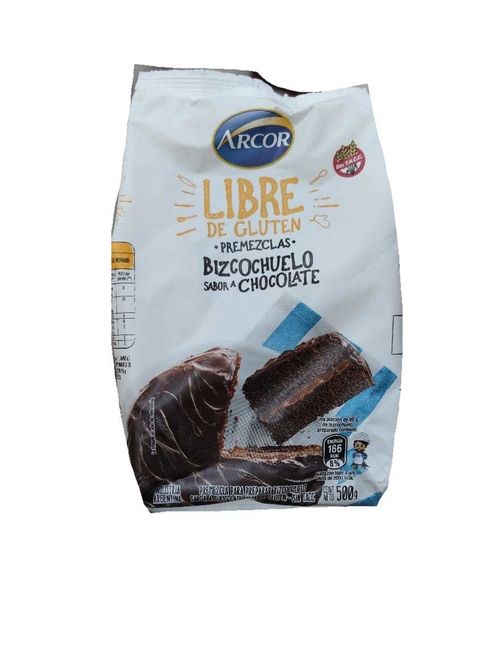 Premezcla Bizcochuelo Sabor Chocolate - 500 Gr - Arcor
