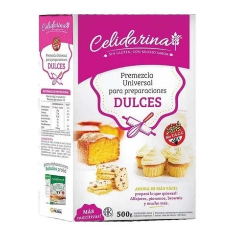 Premezcla Universal Para Preparaciones Dulces - 500 Gr - Celidarina