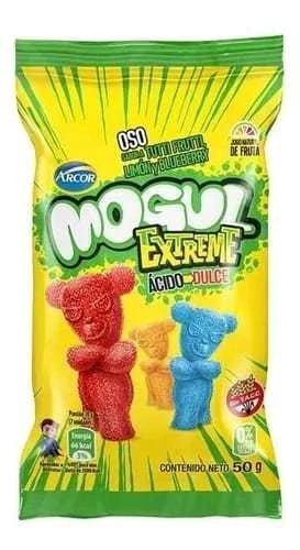 Gomitas Sabor Tutti Frutti, Limon Y Blueberry - 50 Gr - Mogul