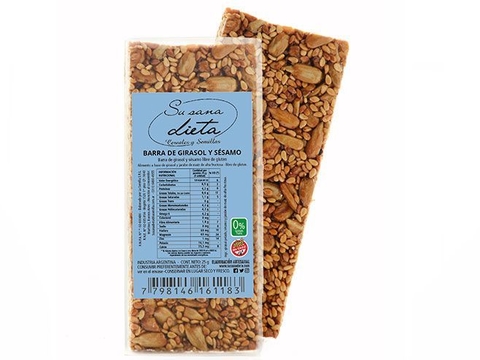 Barra de Girasol Y Sesamo - 25 Gr - Su Sana Dieta