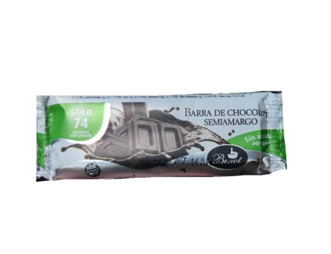 Barra De Chocolate Semiamargo - 17 Gr - Benot