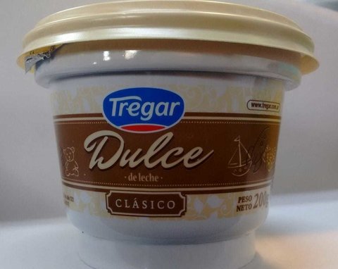 Dulce De Leche Clasico 200Gr Tregar