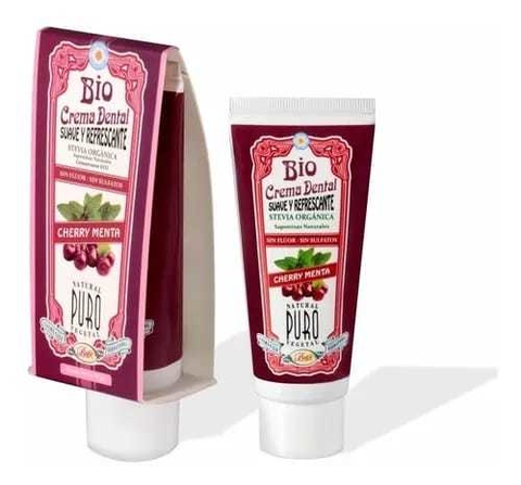 Crema Dental Suave Y Refrescante Cherry Menta - Natural Puro Vegetal BOTIK