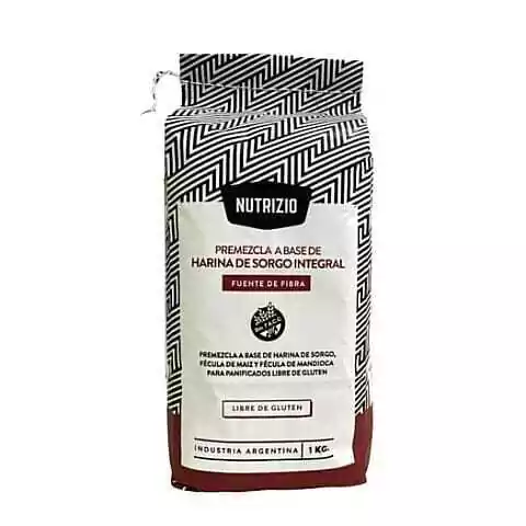Premezcla A Base De Harina De Sorgo - 1 Kg - Nutrizio