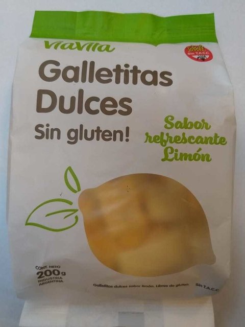 Galletitas Dulces Sabor Limon 200Gr ViaVita