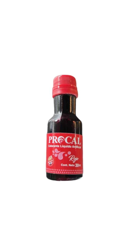 Colorante Liquido Artificial Rojo - 35 cc - Procal