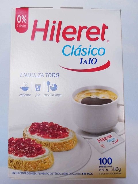 Endulzante Clasico 1A10 100 SOBRES Hileret
