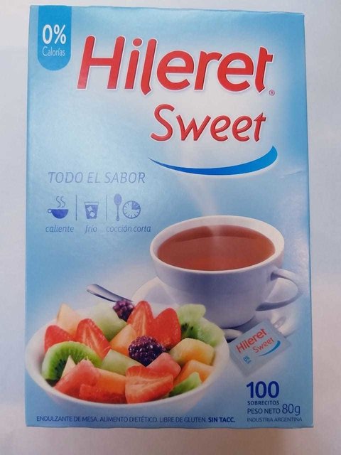 Endulzante Dietetico 100 sobres Hileret Sweet
