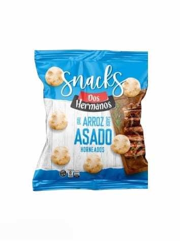 Snack De Arroz Sabor Asado - 80 Gr - Dos Hermanos
