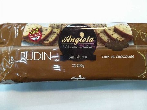 Budin Con Chips De Chocolate 200Gr Angiola