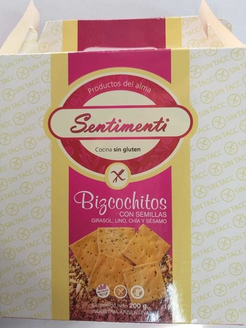 Bizcochitos Con Semillas 200Gr Sentimenti