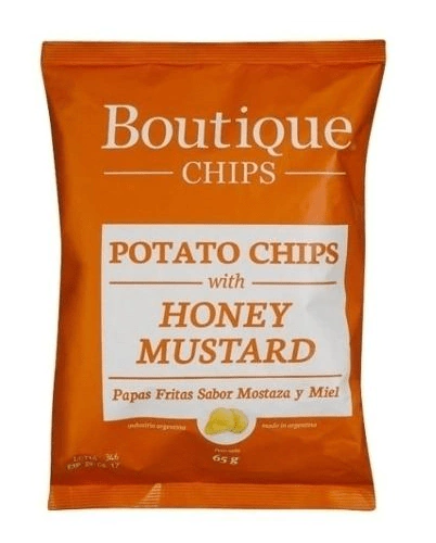 Papas Fritas Sabor Mostaza Y Miel 65Gr Boutique Chips