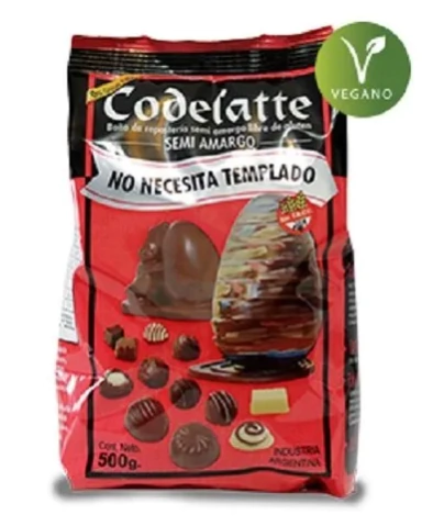 Cobertura Chocolate Semiamargo - 500g - Codeland