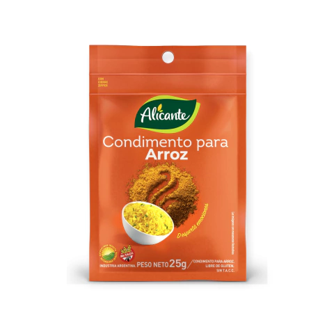 Condimento para arroz - 25 gr - Alicante