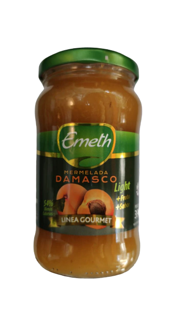 Memerlada Light Damasco Gourmet - 390gr - Emeth