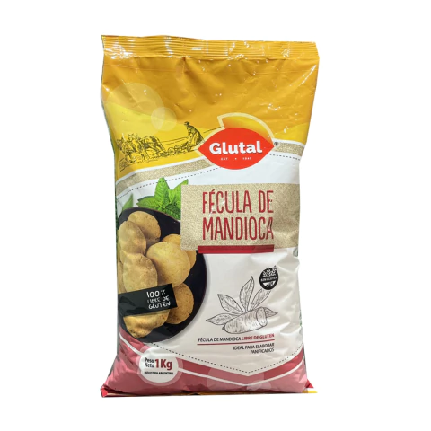 Fecula De Mandioca 1Kg Glutal - comprar online