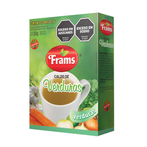 Caldo Light Verduras - 30Gr - Frams - comprar online