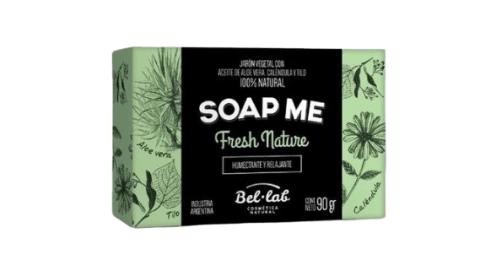 Jabón Vegetal Natural "Fresh Nature" 90 Gr. - Bel Lab SOAP ME